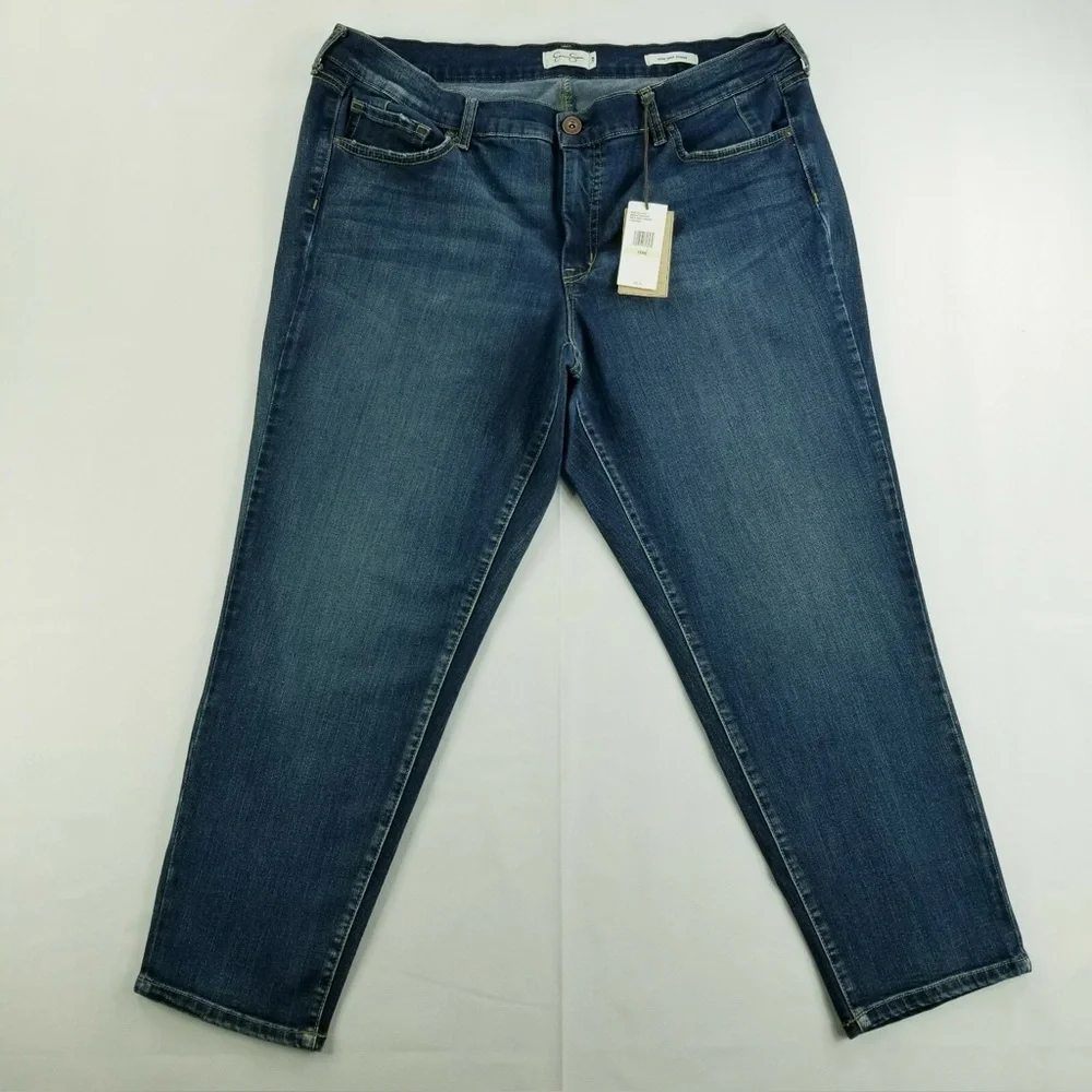 Jessica Simpson Blue Straight Leg Jeans‎